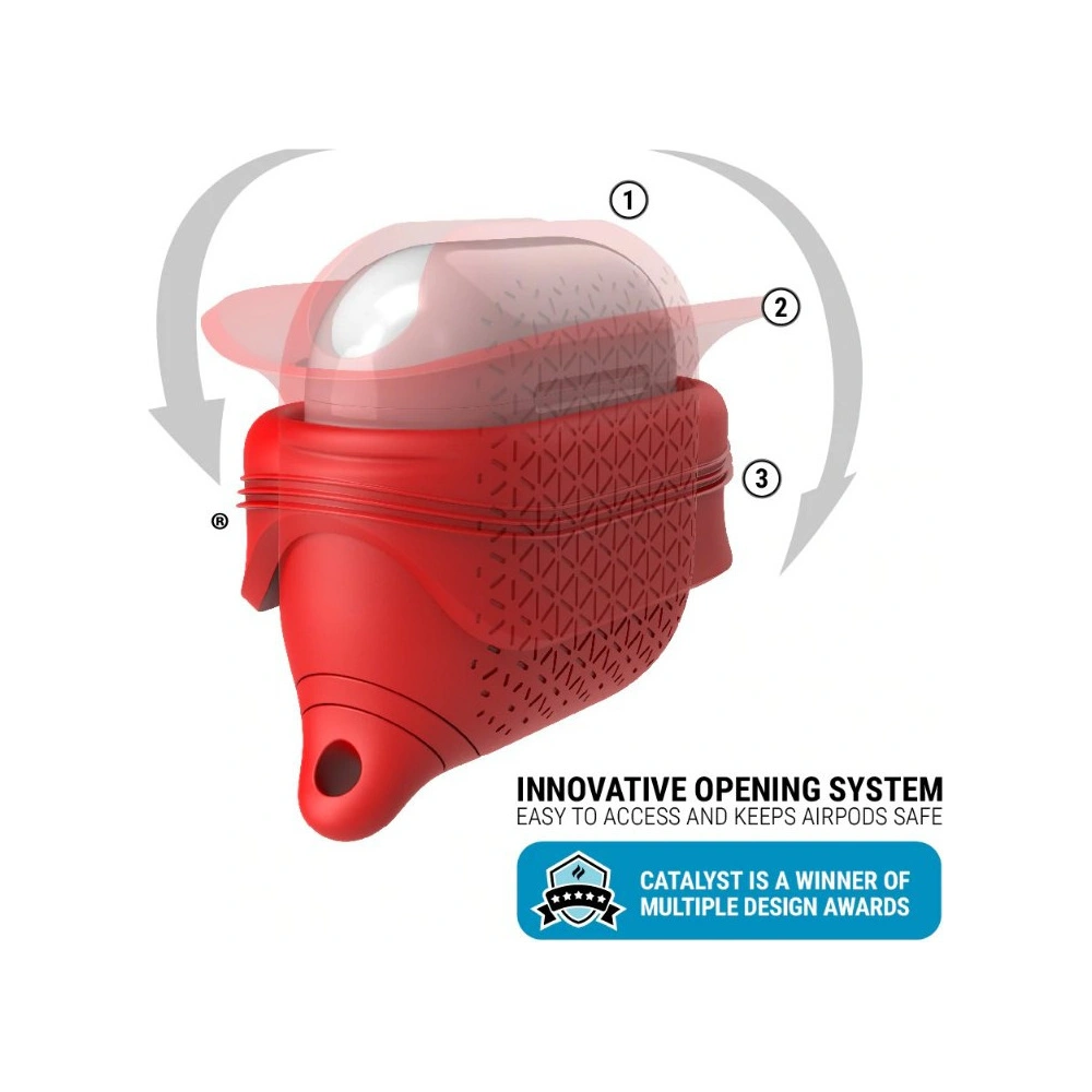 Hurtownia GSM - Etui Catalyst Waterproof Vibe Apple AirPods 3 červené - CAT106RED - {ean13} - Hurt