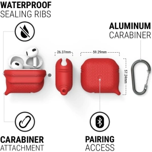 Hurtownia GSM - Case Catalyst Waterproof Vibe Apple AirPods 3 rot - CAT106RED - {ean13} - Hurt