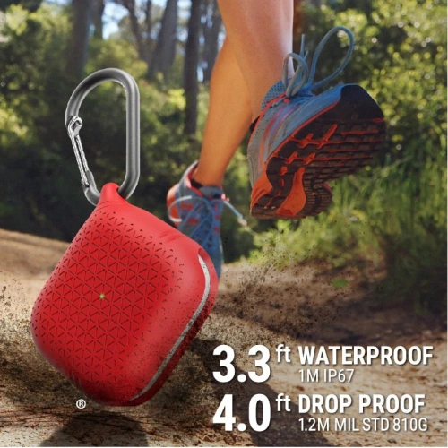 Etui Catalyst Waterproof Vibe Apple AirPods 3 czerwone