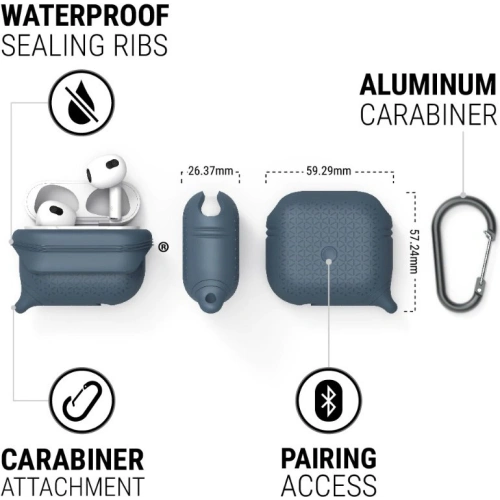Etui Catalyst Waterproof Vibe Apple AirPods 3 niebieskie
