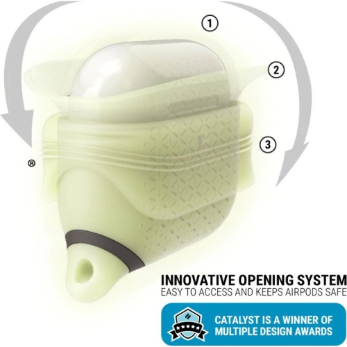 Etui Catalyst Waterproof Vibe Apple AirPods3 świecące w ciemności