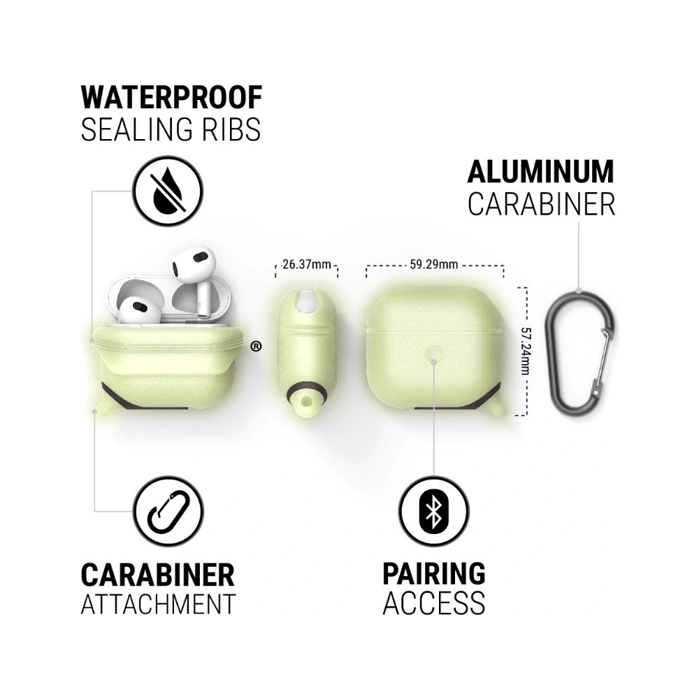 Wholesale Catalyst Waterproof Vibe Apple AirPods3 glow - CAT108GLO - {ean13} - Hurt