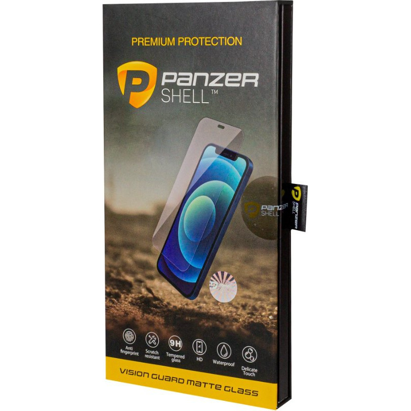 Hurtownia PanzerShell - 5904204922302 - PSH040 - Szkło hartowane PanzerShell Vision Guard Matte Glass Apple iPhone 12/12 Pro - B2B homescreen
