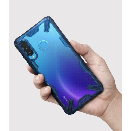 Etui Ringke Fusion-X Huawei P30 Lite Space Blue