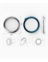 Hurtownia GSM - Nakładka na tachymetr Ringke Samsung Galaxy Gear S3/Watch 46mm stal nierdzewna prążkowana srebrna GW-46-12 - RGK895SSLV - {ean13} - Hurt