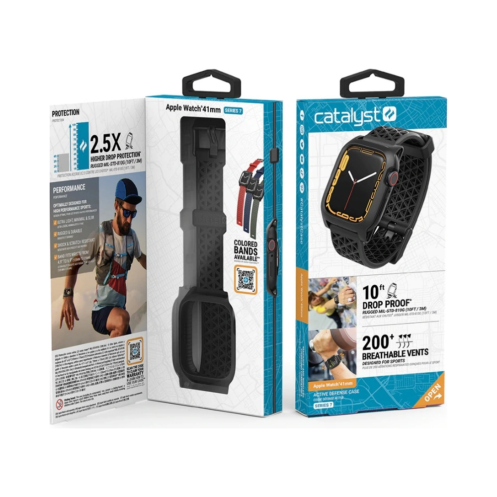 Hurtownia GSM - Etui Catalyst Active Defense Apple Watch 4/5/6/7/SE/8/9 40/41mm černé - CAT109BLK - {ean13} - Hurt