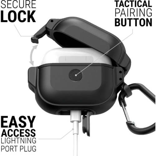 Etui Catalyst Total Protection Apple AirPods 3 czarne