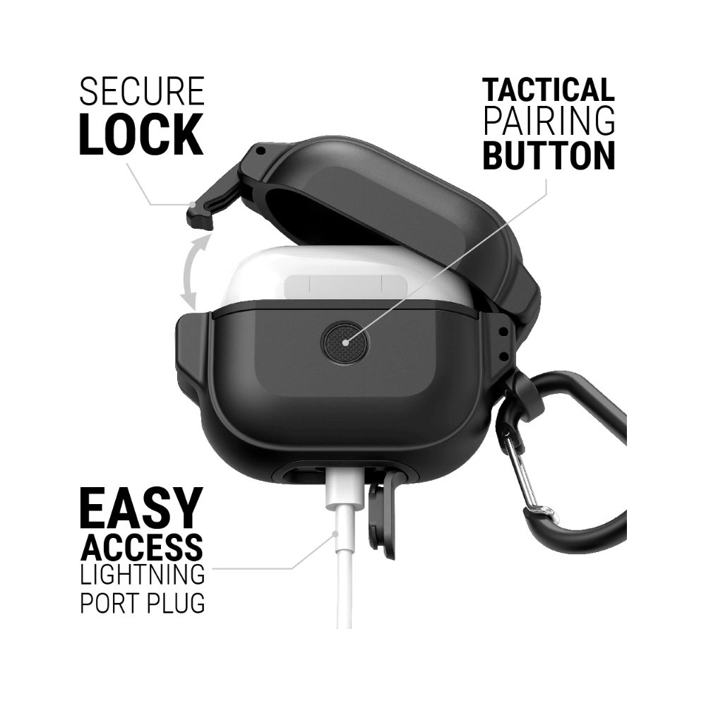 Hurtownia GSM - Etui Catalyst Total Protection Apple AirPods 3 černé - CAT111BLK - {ean13} - Hurt