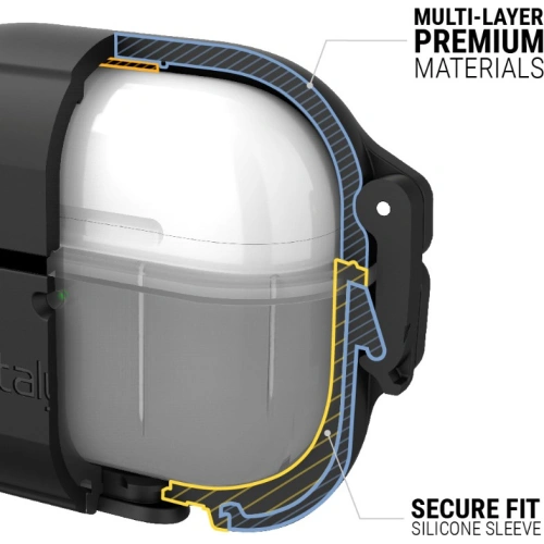 Etui Catalyst Total Protection Apple AirPods 3 czarne