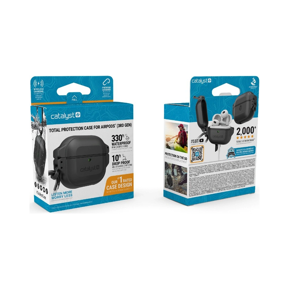 Hurtownia GSM - Etui Catalyst Total Protection Apple AirPods 3 černé - CAT111BLK - {ean13} - Hurt