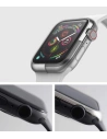 Hurtownia GSM - Überzug Ringke Bezel Styling Apple Watch 4/5/6/7/8/9/SE 44/45mm Edelstahl Glänzendes Silber AW4-44-01 - RGK897GSLV - {ean13} - Hurt