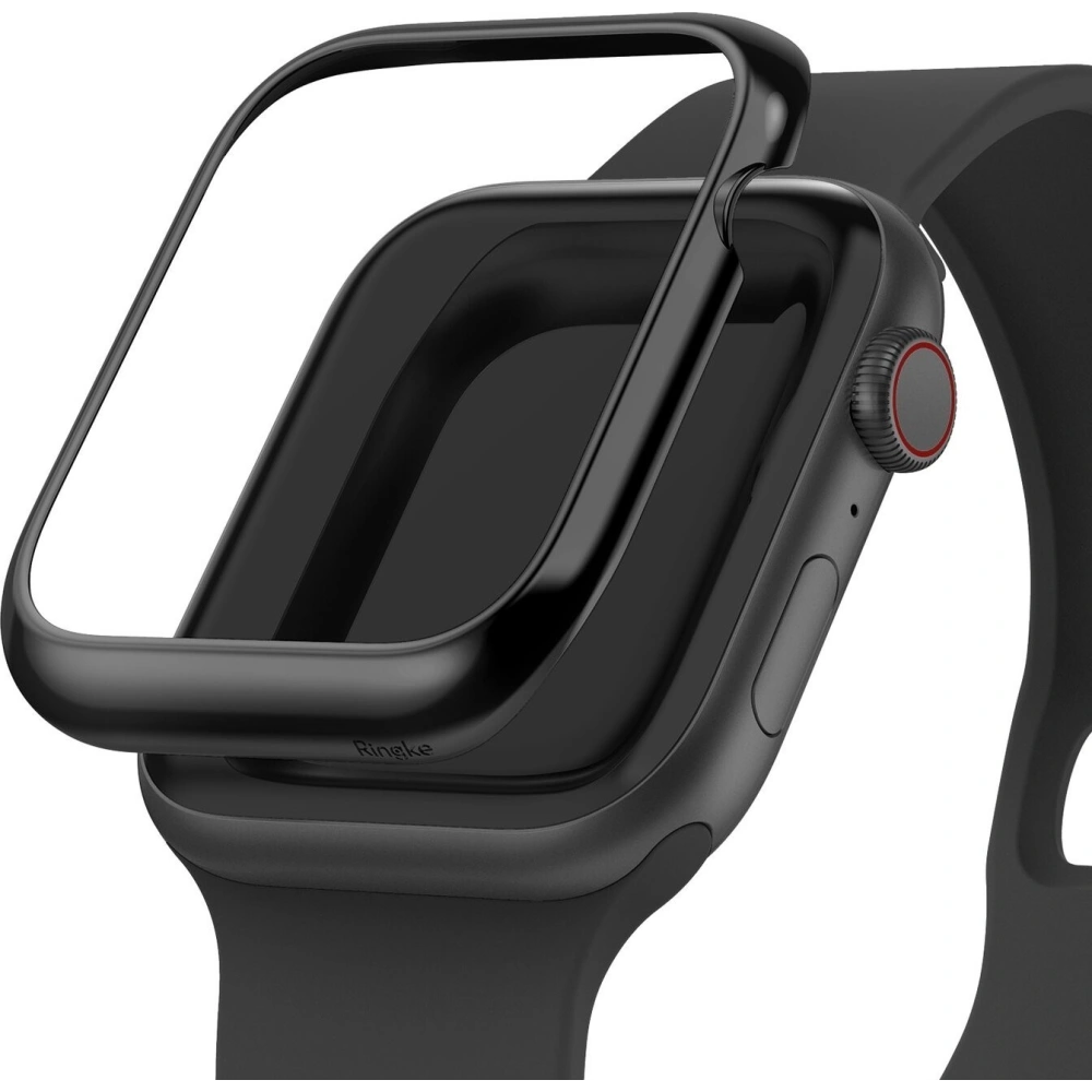 Hurtownia GSM - Nakládka Ringke Bezel Styling Apple Watch 4/5/6/7/8/9/SE 44/45mm nerezová ocel lesklá černá AW4-44-03 - RGK899GBLK - {ean13} - Hurt