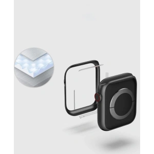 Nakładka Ringke Bezel Styling Apple Watch 4/5/6/7/8/9/SE 44/45mm stal nierdzewna Glossy Black AW4-44-03