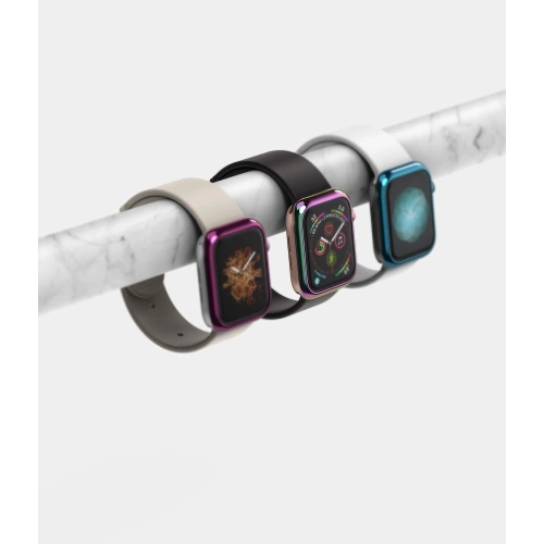 Nakładka Ringke Bezel Styling Apple Watch 4/5/6/7/8/9/SE 44/45mm stal nierdzewna Neon Chrome AW4-44-08