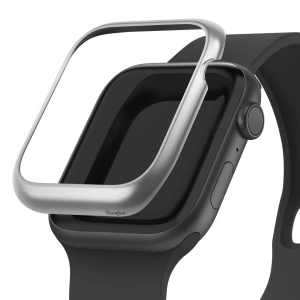 Nakładka Ringke Bezel Styling Apple Watch 4/5/6/7/8/9/SE 44/45mm stal nierdzewna Matte Silver AW4-44-09