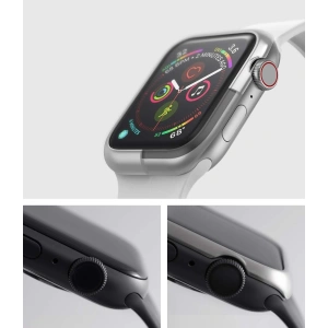 Nakładka Ringke Bezel Styling Apple Watch 4/5/6/7/8/9/SE 44/45mm stal nierdzewna Matte Silver AW4-44-09