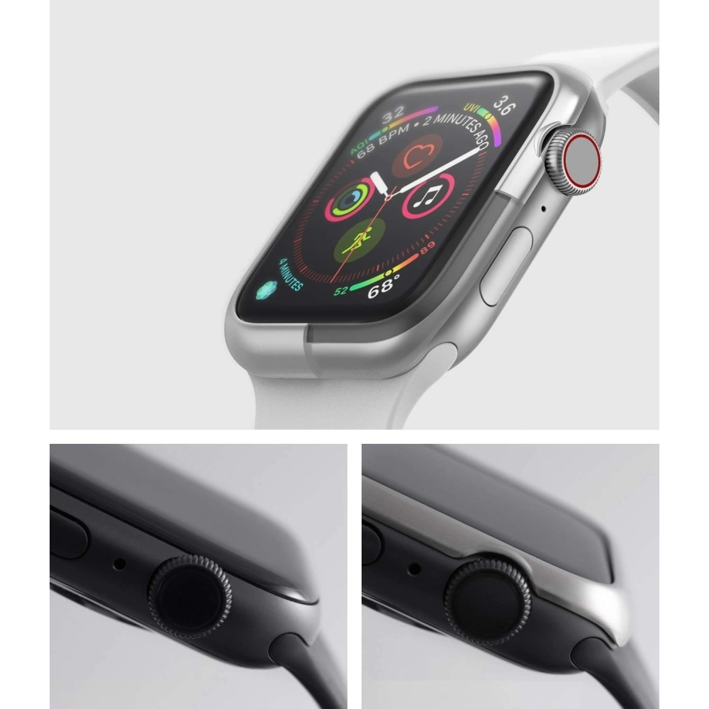 Hurtownia GSM - Nakládka Ringke Bezel Styling Apple Watch 4/5/6/7/8/9/SE 44/45mm nerezová ocel Matná stříbrná AW4-44-09 - RGK903MSLV - {ean13} - Hurt