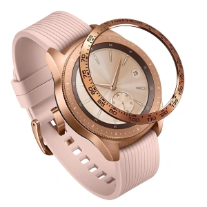 Acoperire pentru tachimetru Ringke Samsung Galaxy Sport/Watch 42mm oțel inoxidabil auriu GW-42-05