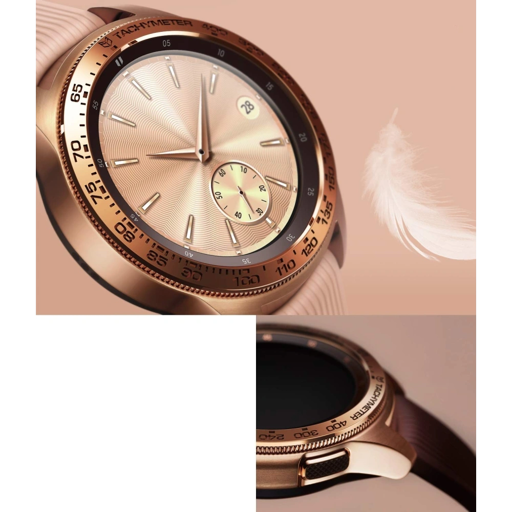Hurtownia GSM - Náhradní kryt na tachymetr Ringke Samsung Galaxy Sport/Watch 42mm zlatá nerezová ocel GW-42-05 - RGK904SGLD - {ean13} - Hurt