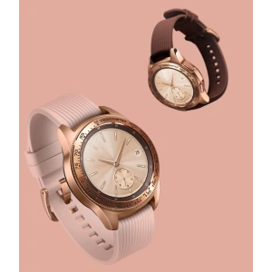 Nakładka na tachymetr Ringke Samsung Galaxy Sport/Watch 42mm stal nierdzewna złota GW-42-05