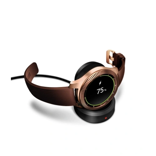 Nakładka na tachymetr Ringke Samsung Galaxy Sport/Watch 42mm stal nierdzewna prążkowana złota GW-42-06