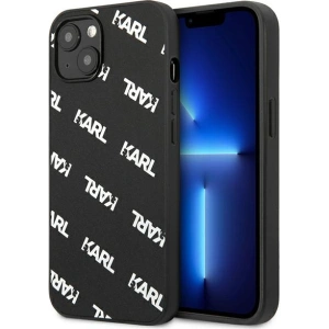 Hurtownia GSM - Etui Karl Lagerfeld KLHCP13SPULMBK3 Apple iPhone 13 mini hardcase czarny/black Allover - KLD947BLK - {ean13} - Hurt