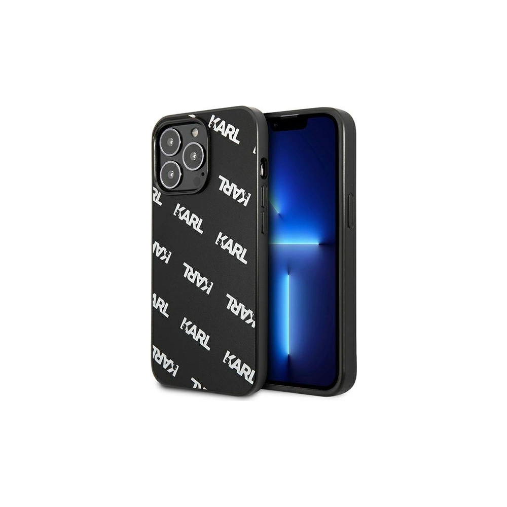 Hurtownia GSM - Etui Karl Lagerfeld KLHCP13XPULMBK3 Apple iPhone 13 Pro Max tvrdý obal černý/black Allover - KLD948BLK - {ean13} - Hurt