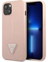 Hurtownia GSM - Etui Guess GUHCP13SPSATLP Apple iPhone 13 mini różowy/pink hardcase Saffiano Triangle Logo - GUE1816PNK - {ean13} - Hurt