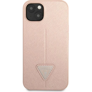 Hurtownia GSM - Etui Guess GUHCP13SPSATLP Apple iPhone 13 mini różowy/pink hardcase Saffiano Triangle Logo - GUE1816PNK - {ean13} - Hurt