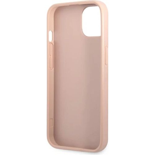 Etui Guess GUHCP13SPSATLP Apple iPhone 13 mini różowy/pink hardcase Saffiano Triangle Logo