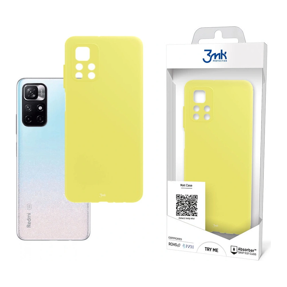 Hurtownia GSM - Etui 3MK Matt Case Redmi Note 11S/11 4G limonka/lime - 3MK3662LIM - {ean13} - Hurt