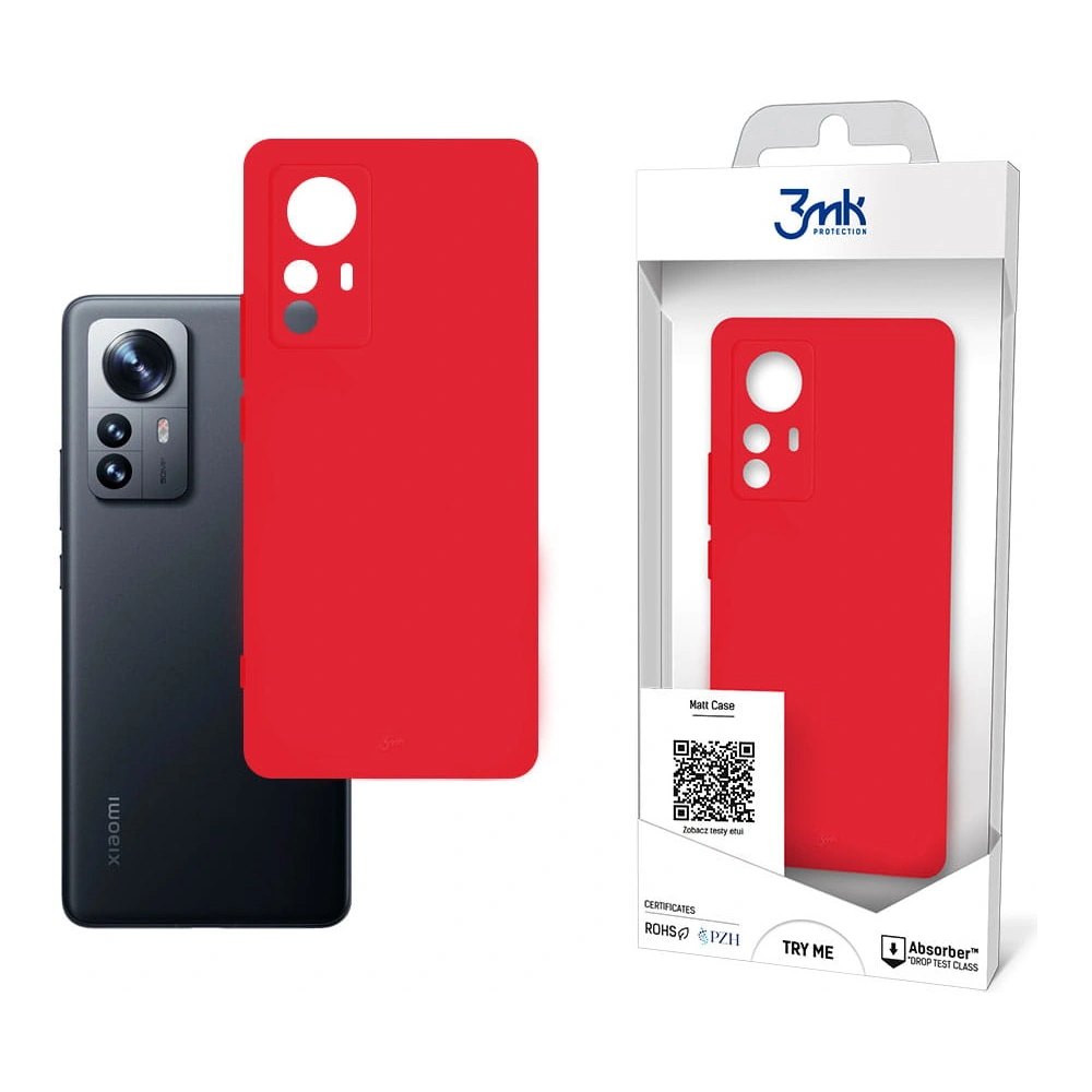 Hurtownia GSM - Etui 3MK Matt Case Xiaomi 12 Pro jahoda/strawberry - 3MK3648STR - {ean13} - Hurt