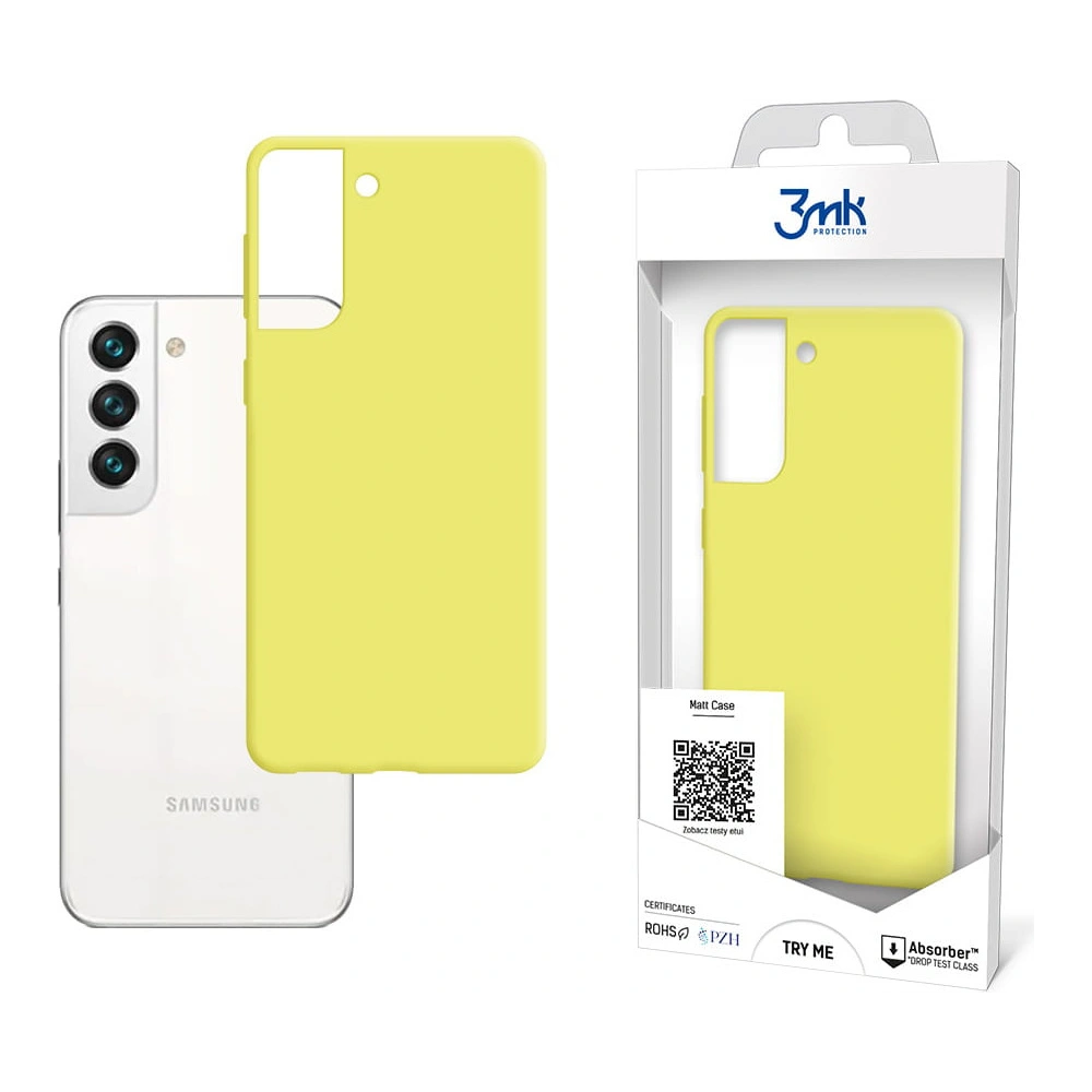 Hurtownia GSM - Etui 3MK Matt Case Samsung Galaxy S22 limonka/lime - 3MK3643LIM - {ean13} - Hurt