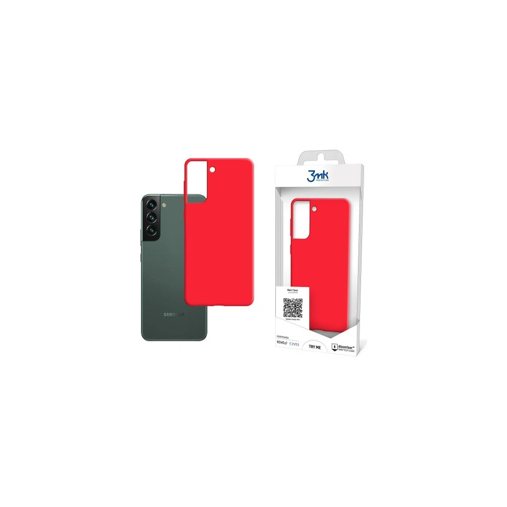 Hurtownia GSM - Etui 3MK Matt Case Samsung Galaxy S22+ Plus jahoda/truskavka - 3MK3641STR - {ean13} - Hurt