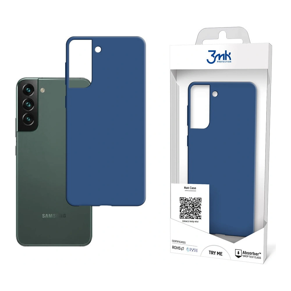 Hurtownia GSM - Etui 3MK Matt Case Samsung Galaxy S22+ Plus jahoda/borůvka - 3MK3637BBE - {ean13} - Hurt