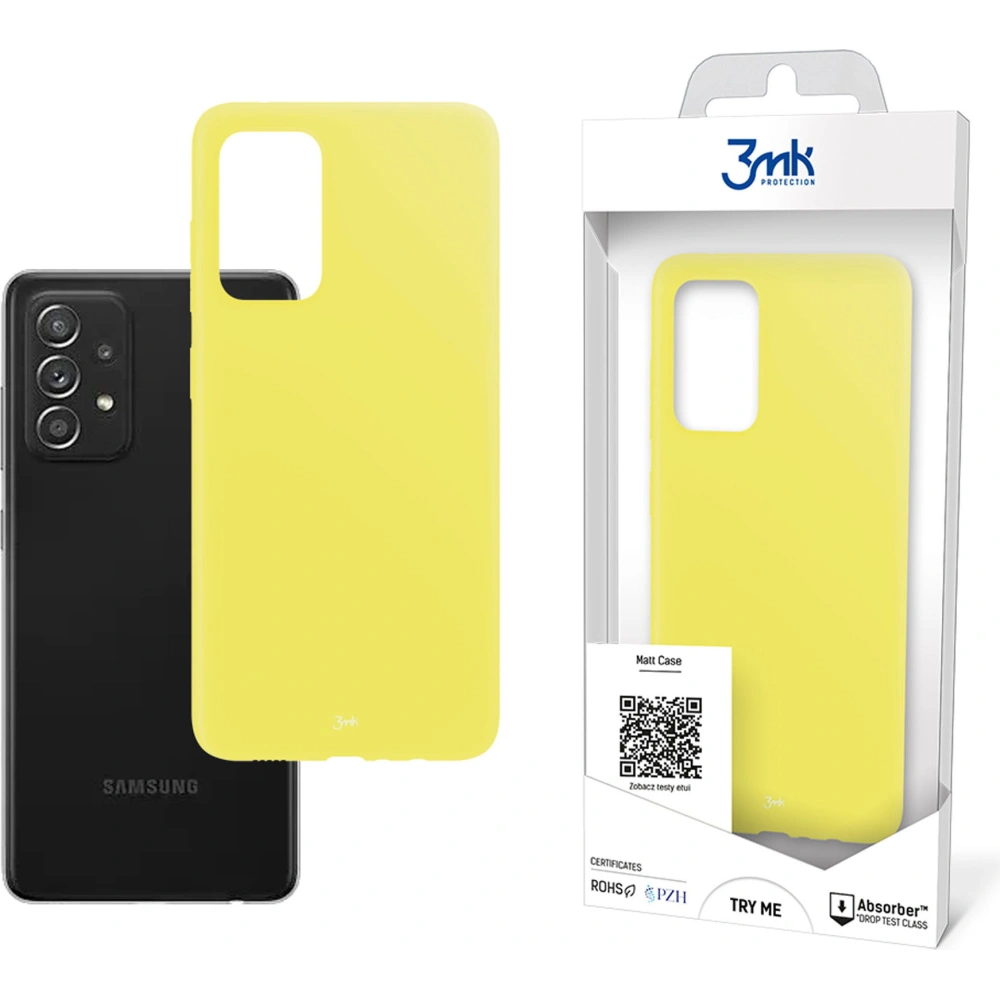 Hurtownia GSM - Etui 3MK Matt Case Samsung Galaxy A525/A52 LTE/5G limonka/lime - 3MK3622LIM - {ean13} - Hurt