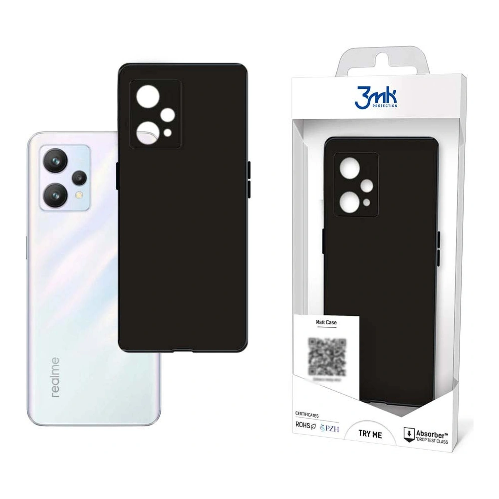 Hurtownia GSM - Etui 3MK Matt Case Realme 9 4G černý/black - 3MK3599BLK - {ean13} - Hurt
