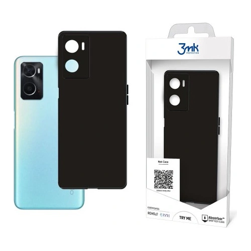 Etui 3MK Matt Case Oppo A36 czarny/black