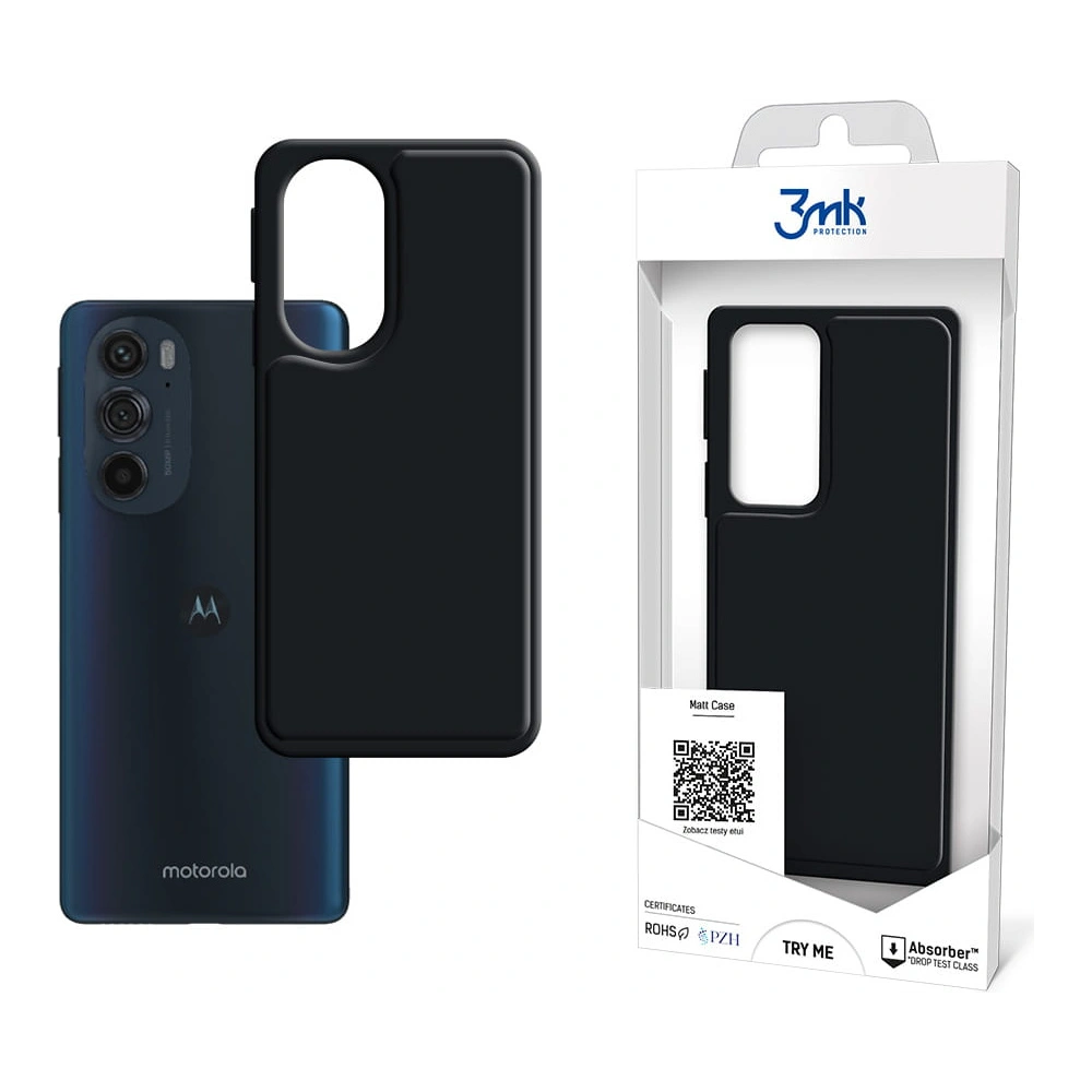 Hurtownia GSM - Etui 3MK Matt Case Motorola Edge 30 Pro černý/black - 3MK3596BLK - {ean13} - Hurt