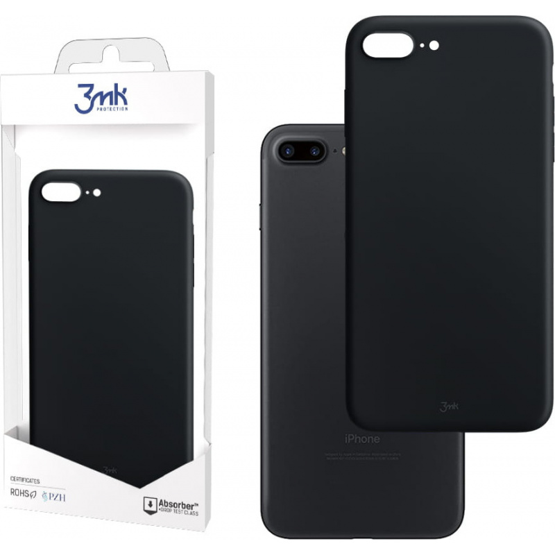 3MK Distributor - 5903108232012 - 3MK3588BLK - 3MK Matt Case Apple iPhone 7 Plus black - B2B homescreen