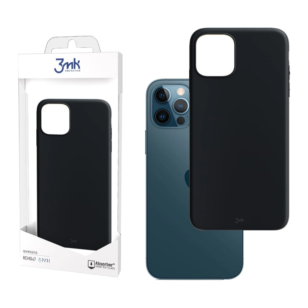 Hurtownia GSM - Etui 3MK Matt Case Apple iPhone 12/12 Pro černý/black - 3MK3587BLK - {ean13} - Hurt