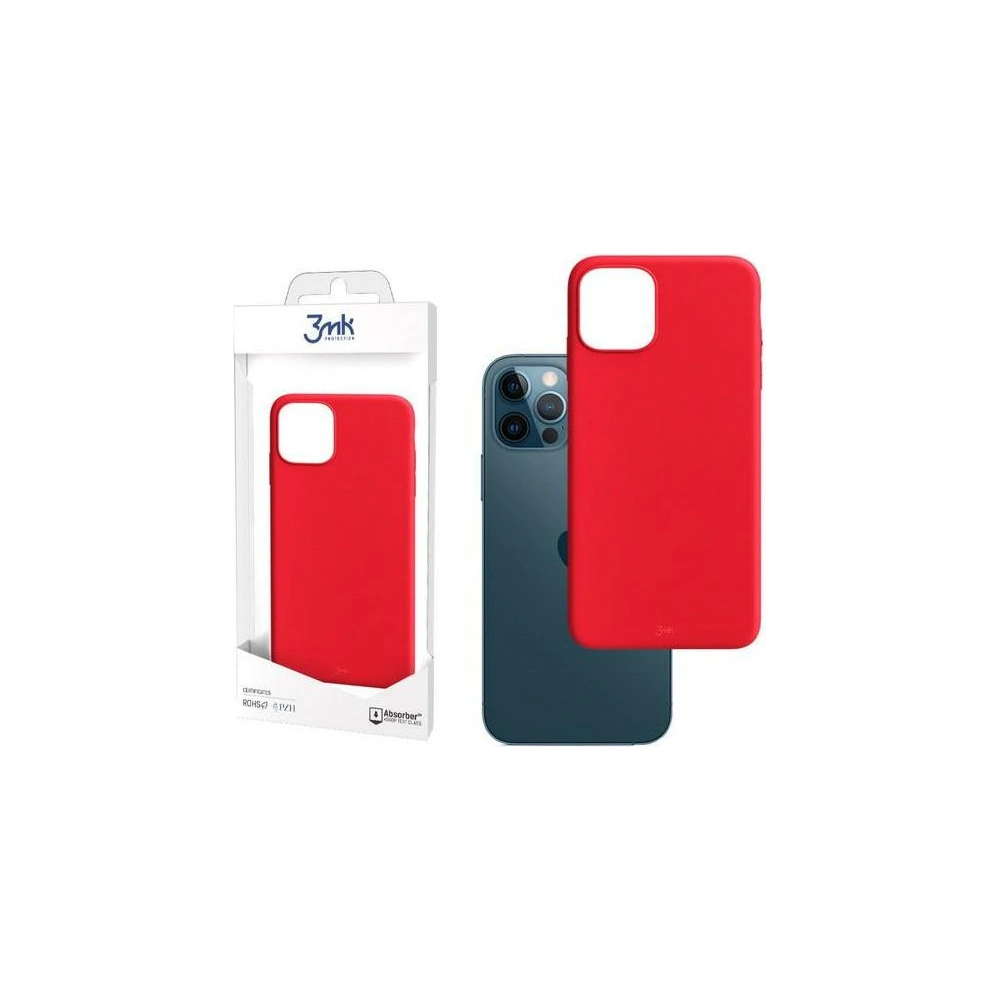 Hurtownia GSM - Etui 3MK Matt Case Apple iPhone 12/12 Pro truskawka/strawberry - 3MK3586STR - {ean13} - Hurt