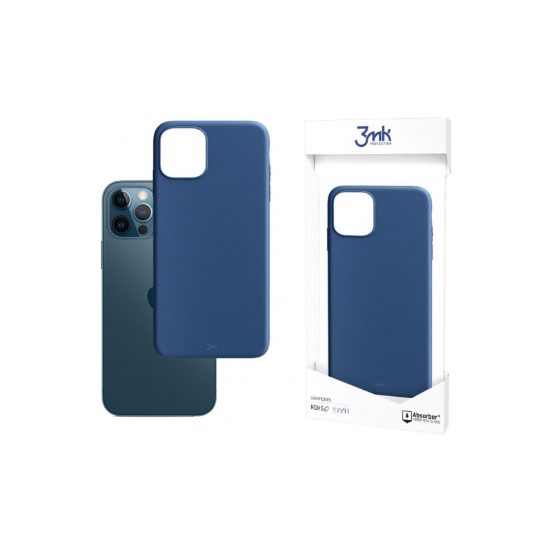 Etui 3MK Matt Case Apple iPhone 12/12 Pro jagoda/blueberry