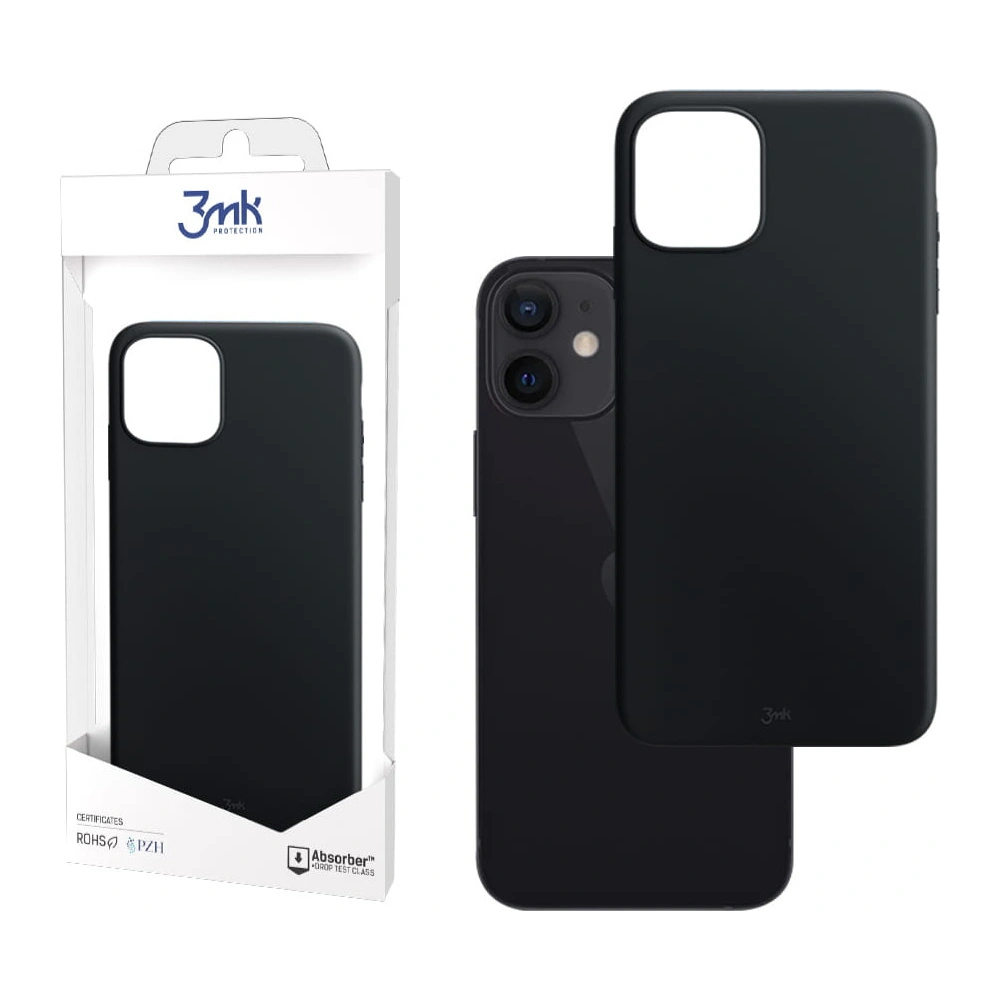 Hurtownia GSM - Etui 3MK Matt Case Apple iPhone 12 mini černý/black - 3MK3580BLK - {ean13} - Hurt