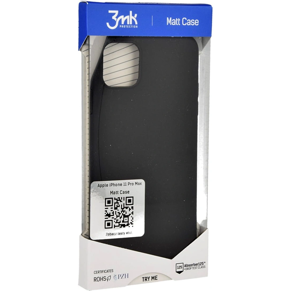 Hurtownia GSM - Etui 3MK Matt Case Apple iPhone 11 Pro Max černý/black - 3MK3575BLK - {ean13} - Hurt