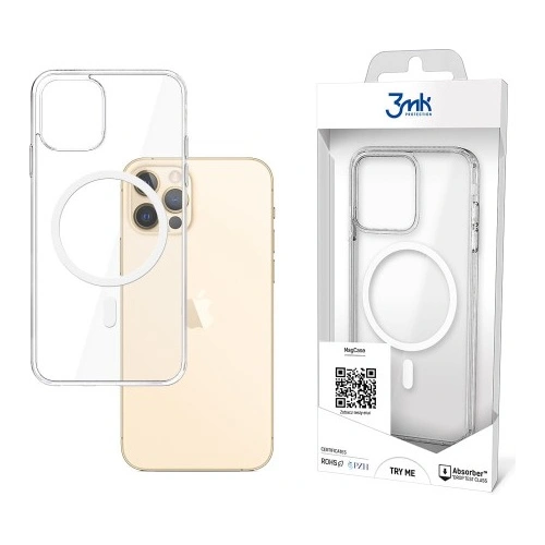 Etui 3MK MagCase Apple iPhone 12 Pro Max przezroczyste/clear