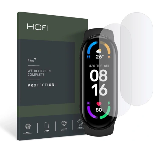Folia hydrożelowa Hofi Hydroflex Pro+ Xiaomi Mi Band 5/6/6 NFC Clear [2 PACK]