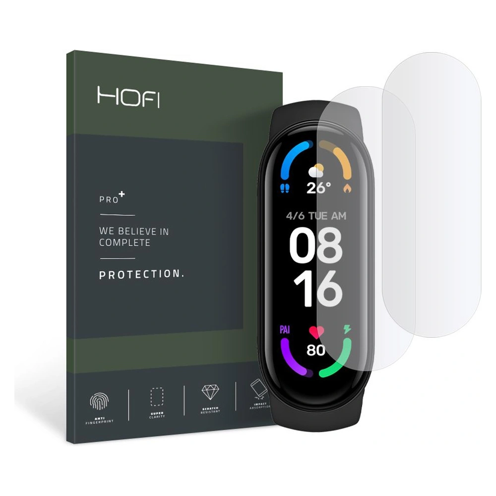 Hurtownia GSM - Folia hydrożelowa Hofi Hydroflex Pro+ Xiaomi Mi Band 5/6/6 NFC Clear [2 PACK] - HOFI239CL - {ean13} - Hurt
