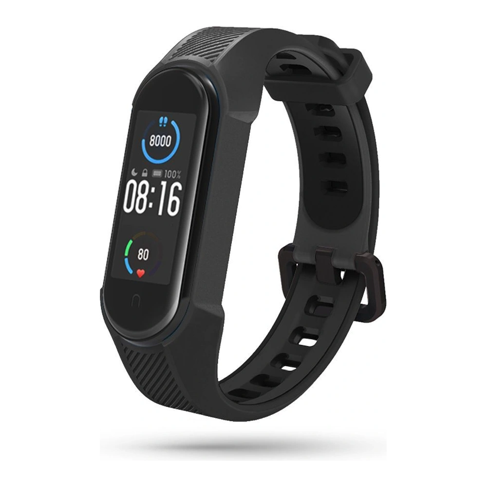 Hurtownia GSM - Pásek Tech-Protect Armour Xiaomi Mi Band 5/6/6 NFC/7 černý - THP1088BLK - {ean13} - Hurt