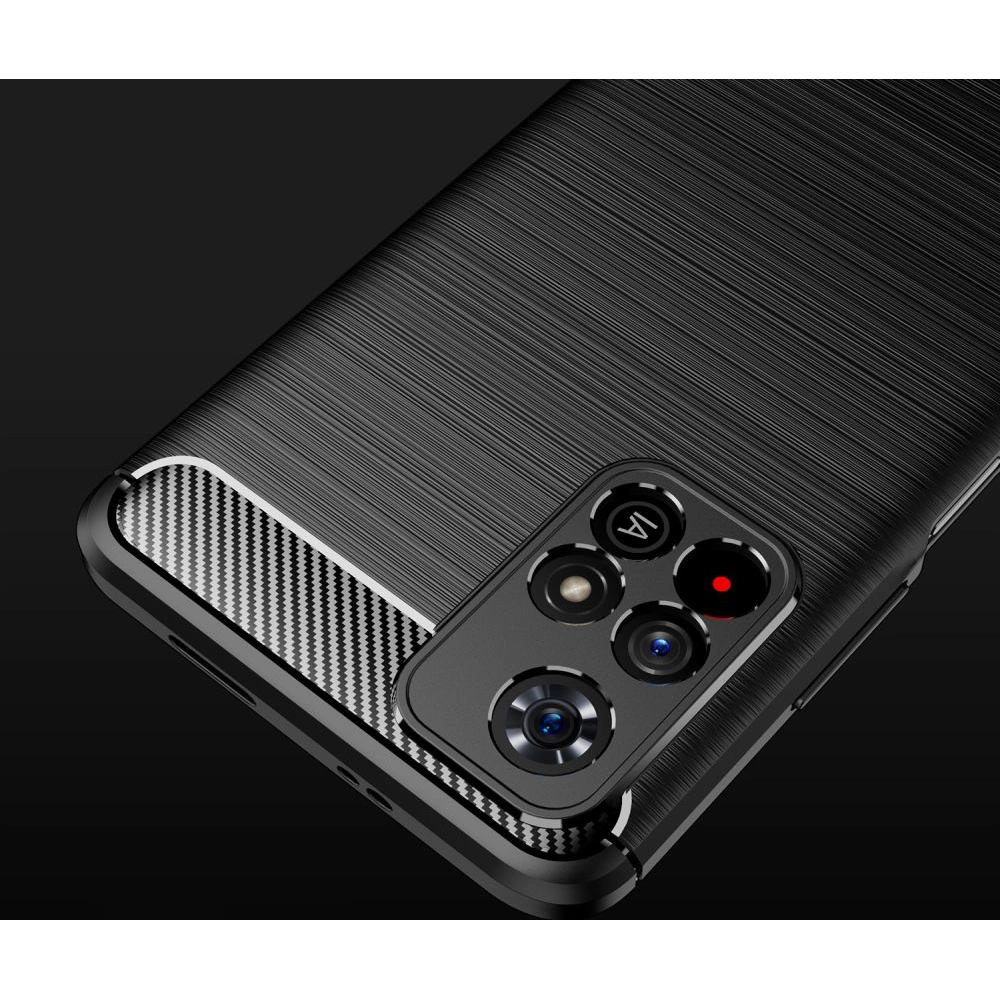 Hurtownia GSM - Etui Tech-Protect TPUCarbon Redmi Note 11S 5G/POCO M4 Pro 5G černé - THP1092BLK - {ean13} - Hurt